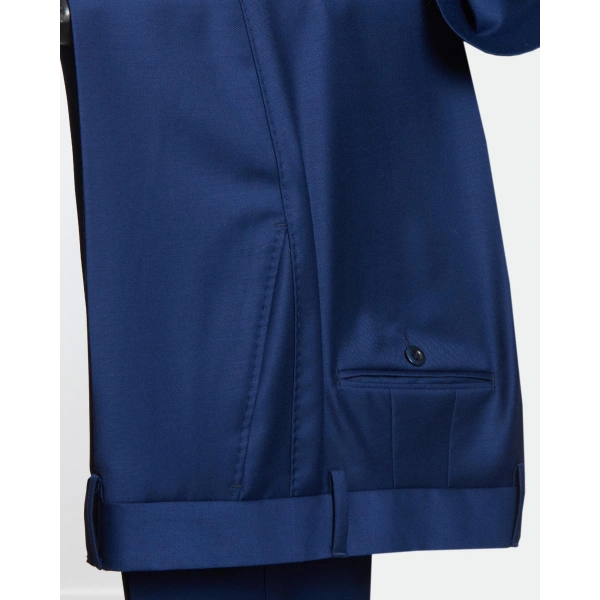 Dormeuil Kumaş Yakarra Mavi Takım Elbise