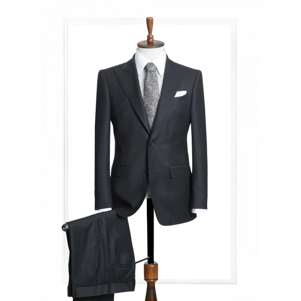 Dormeuil Kumaş Torer Siyah Takım Elbise