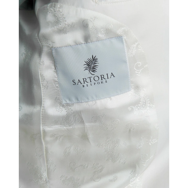 Cerruti Kumaş Torer Beyaz Takım Elbise