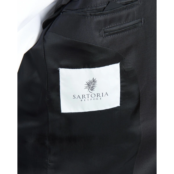 Dormeuil Kumaş Yakarra Siyah Takım Elbise