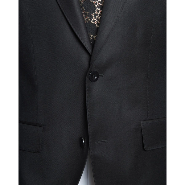 Dormeuil Kumaş Yakarra Siyah Takım Elbise