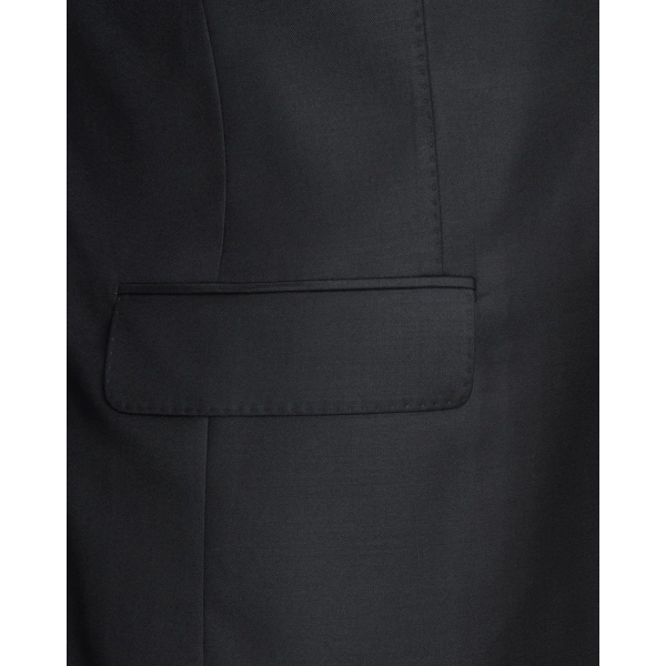 Dormeuil Kumaş Yakarra Siyah Takım Elbise
