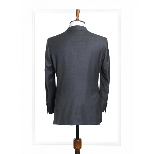 Dormeuil Kumaş Yakarra Füme Takım Elbise