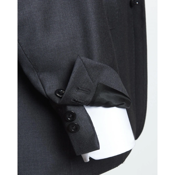 Dormeuil Kumaş Yakarra Füme Takım Elbise