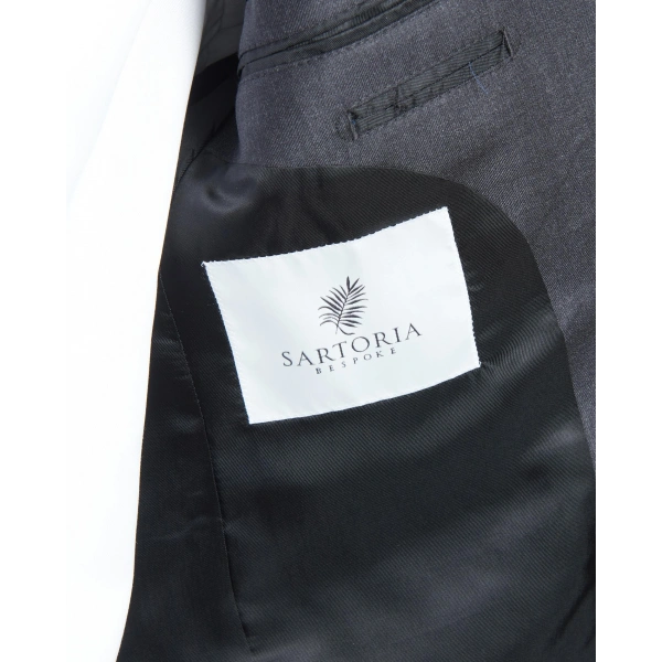 Dormeuil Kumaş Yakarra Füme Takım Elbise