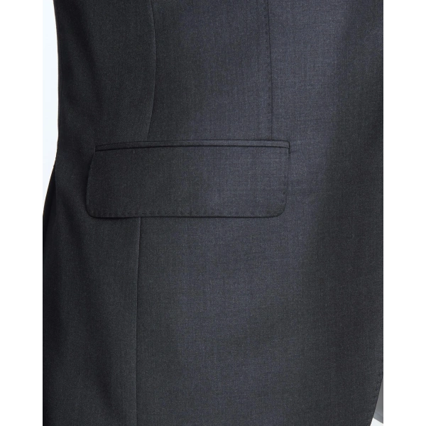 Dormeuil Kumaş Yakarra Füme Takım Elbise