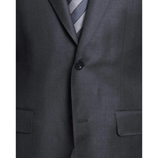 Dormeuil Kumaş Yakarra Füme Takım Elbise