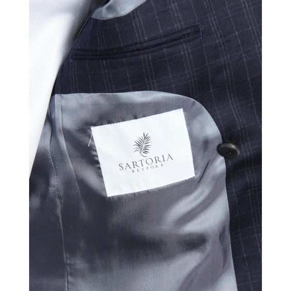 Ermenegildo Zegna Kumaş Segu Lacivert Takım Elbise