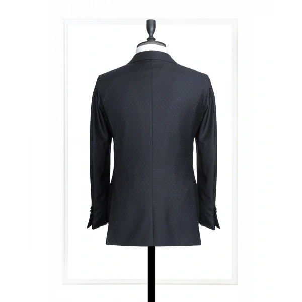 Vitale Barberis Kumaş Sepeto Siyah Smokin Ceket