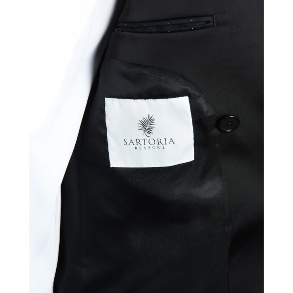 Vitale Barberis Kumaş Sepeto Siyah Smokin Ceket
