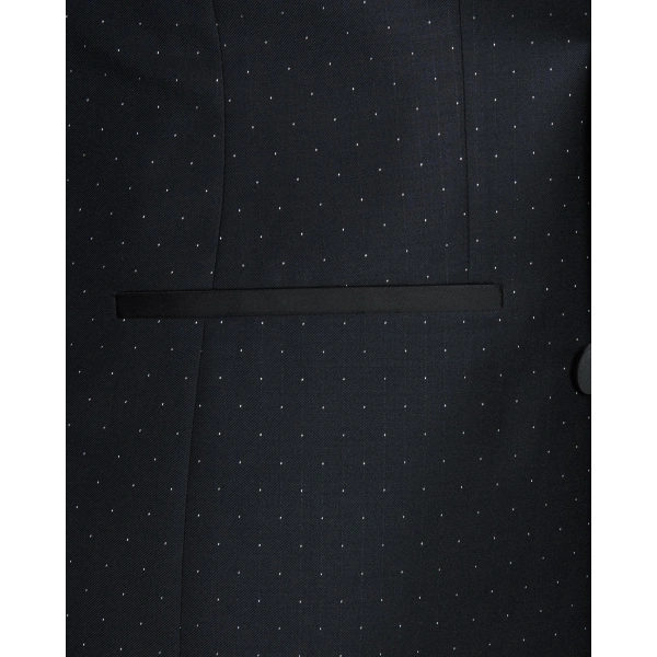 Vitale Barberis Kumaş Sepeto Siyah Smokin Ceket