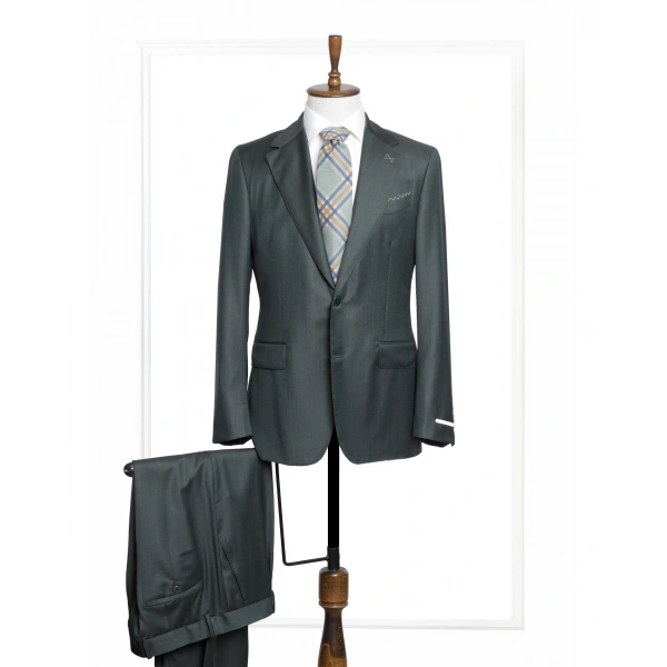 Scabal Kumaş Guido Yeşil Takım Elbise