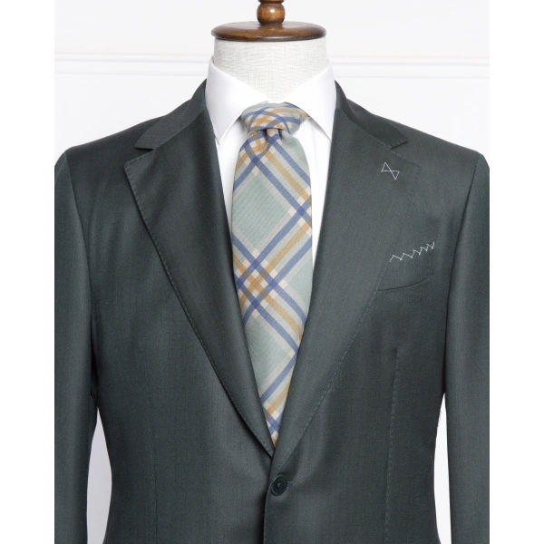 Scabal Kumaş Guido Yeşil Takım Elbise