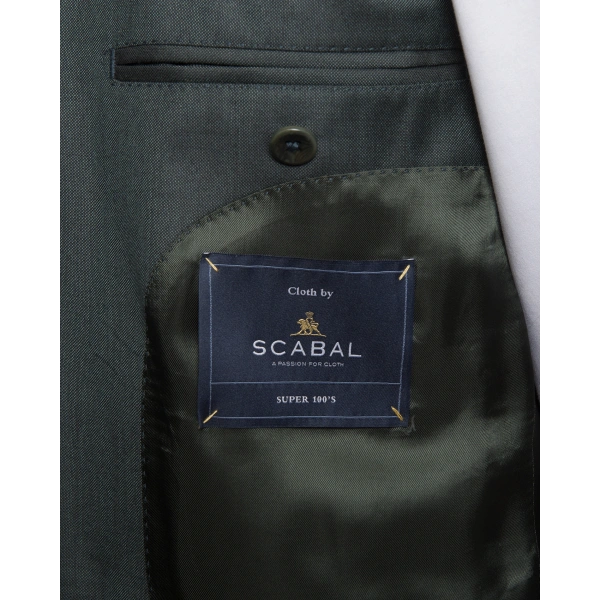 Scabal Kumaş Guido Yeşil Takım Elbise