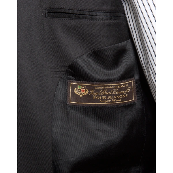 Loro Piana Kumaş Torer Siyah Takım Elbise