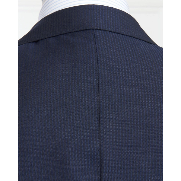 Scabal Kumaş Tepre Lacivert Takım Elbise