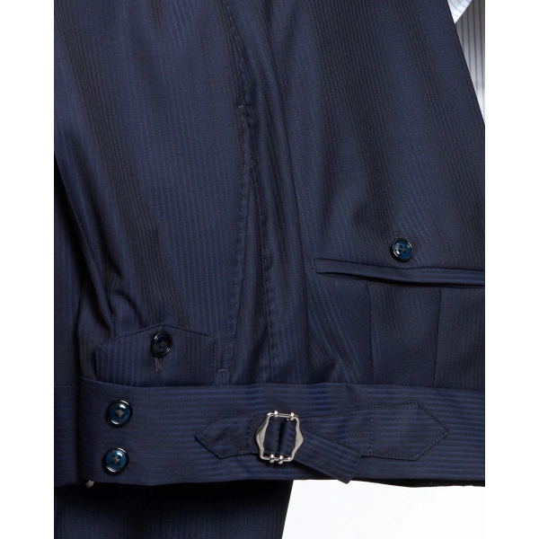 Scabal Kumaş Tepre Lacivert Takım Elbise