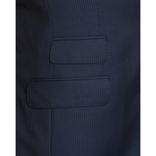 Scabal Kumaş Tepre Lacivert Takım Elbise