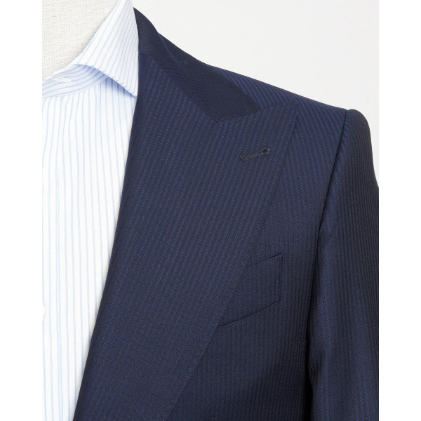 Scabal Kumaş Tepre Lacivert Takım Elbise