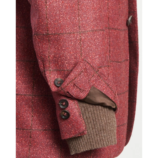 Dormeuil Kumaş Nemola Bordo Ceket