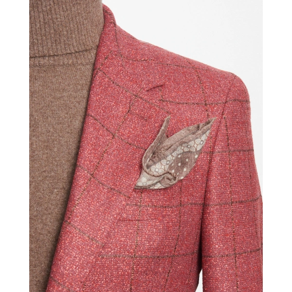Dormeuil Kumaş Nemola Bordo Ceket