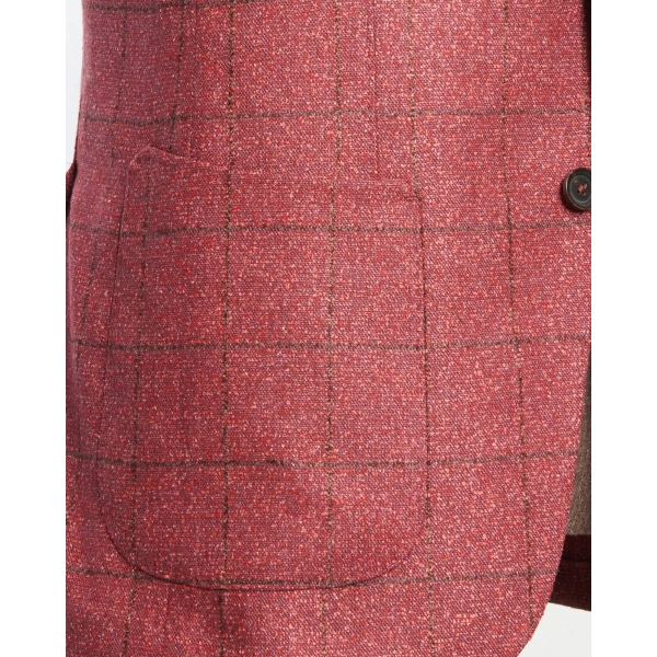 Dormeuil Kumaş Nemola Bordo Ceket