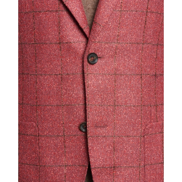 Dormeuil Kumaş Nemola Bordo Ceket