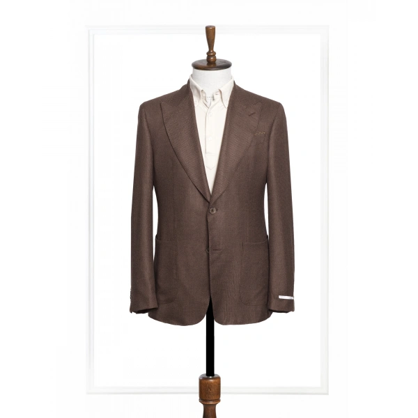 Dormeuil Kumaş Salvatore Kahverengi Ceket