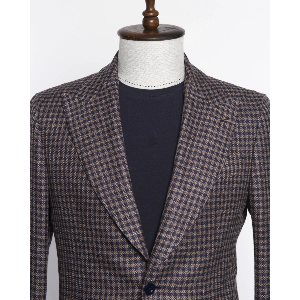 Vitale Barberis Kumaş Salvatore Lacivert Ceket