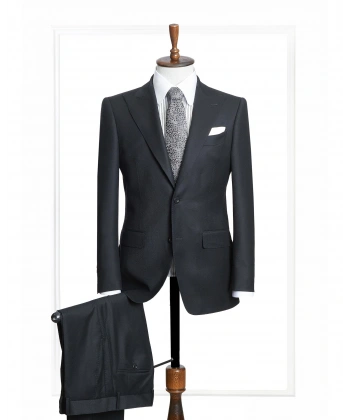 Dormeuil Kumaş Torer Siyah Takım Elbise