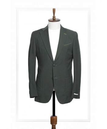 Dormeuil Kumaş Ugo Yeşil Ceket