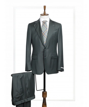 Scabal Kumaş Guido Yeşil Takım Elbise