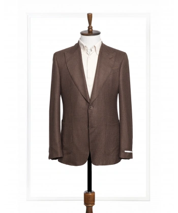 Dormeuil Kumaş Salvatore Kahverengi Ceket