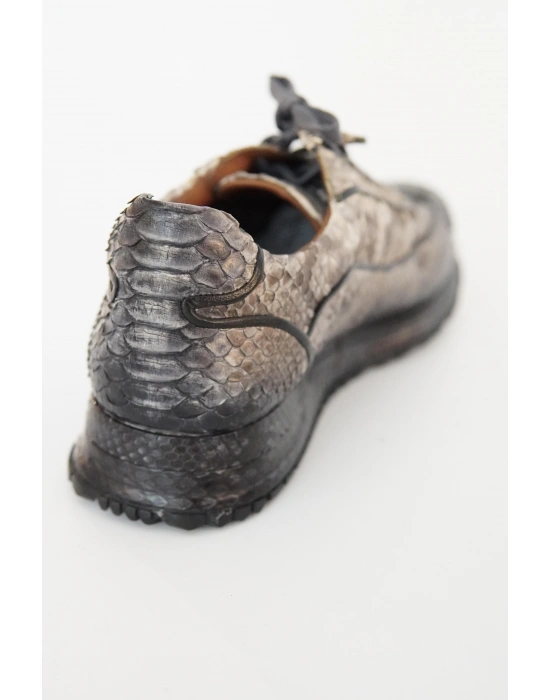 Hakiki Piton Derisi Casual El Yapımı Ayakkabı