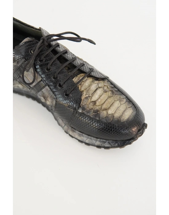 Hakiki İguana & Piton Derisi Casual El Yapımı Ayakkabı