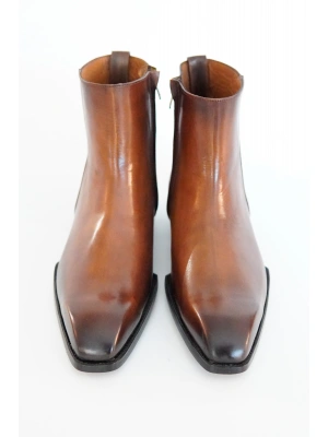 Hakiki Dana Derisi Taba Renk El Yapımı Bot