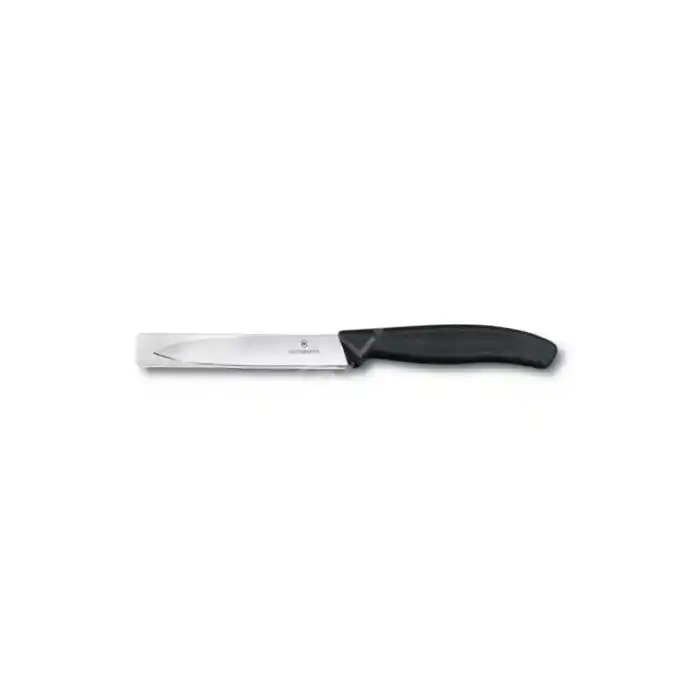 6.7703 10 cm. Düz Ağızlı Sivri Bıçak Siyah