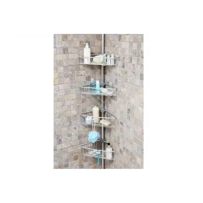 Paloma Yaylı Alüminyum Banyo Köşe Seti