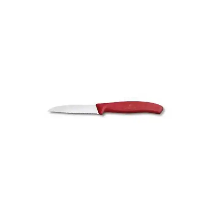 6.7631 8 cm. Tırtıklı Bıçak Kırmızı