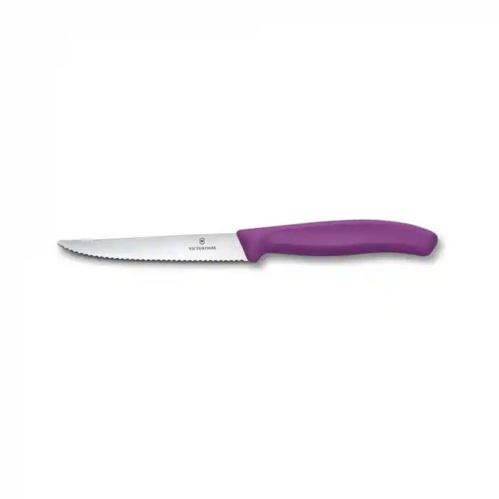 6.7235.C1 Swiss Classic 11cm Biftek & Pizza Bıçağı Mor