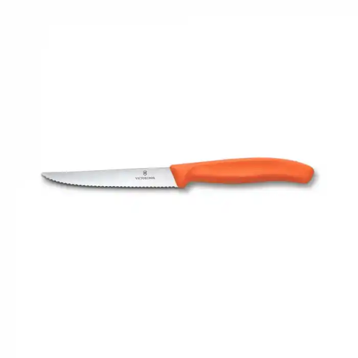 6.7239.C1 Swiss Classic 11cm Biftek & Pizza Bıçağı Turuncu