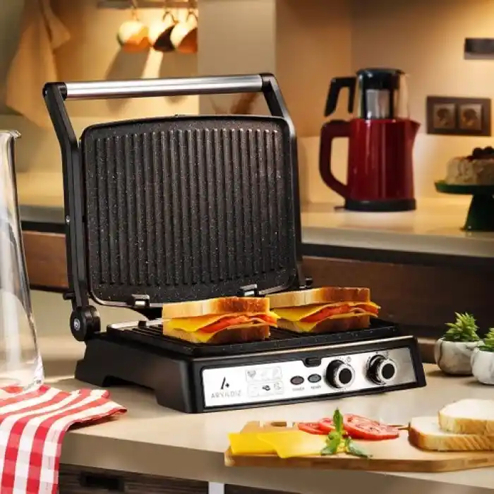 Multi Grill Tost Makinesi Inox
