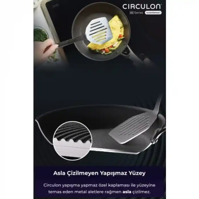 Circulon 21 cm Kızartma Tavası