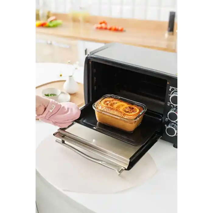 Fika Glace Vakumlu Cam Saklama Kabı 800 Ml Bej