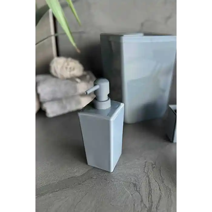 Biga 5 Parça Banyo Seti Gri