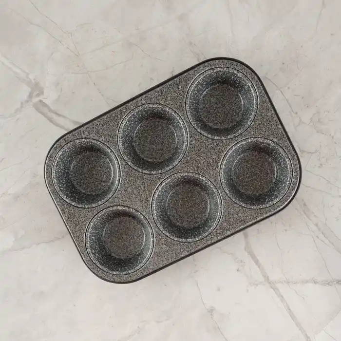 Doğal Granit Muffin Kalıbı 6 lı