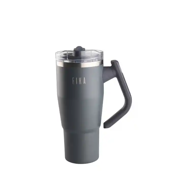 Fika Lumi Döner Kulplu Termos Antrasit 950 Ml