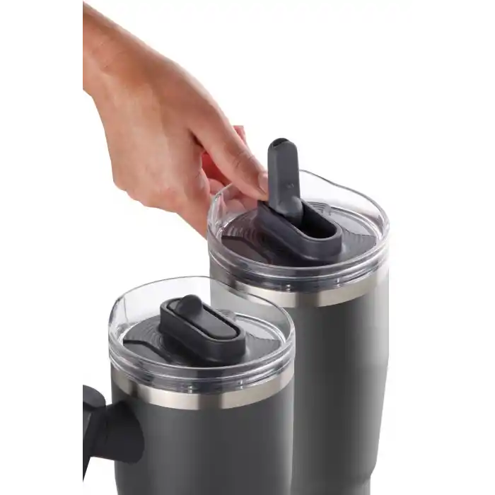 Fika Lumi Döner Kulplu Termos Antrasit 1200 Ml