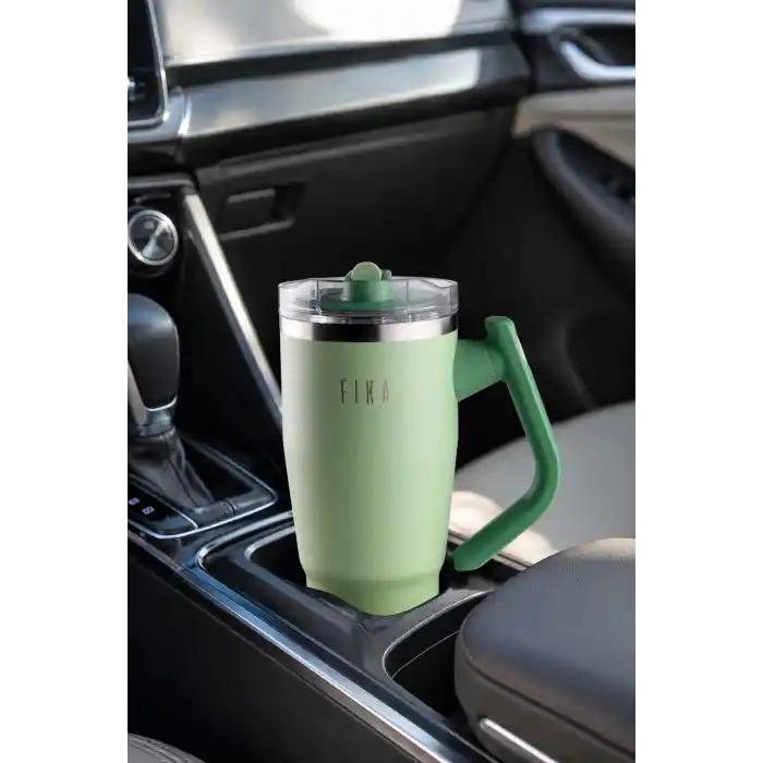 Fika Lumi Döner Kulplu Termos Mint Yeşili 1200 Ml