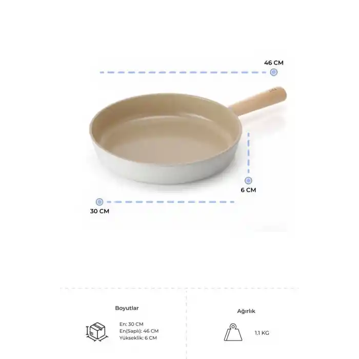 Fika Tava 30 cm. Bej